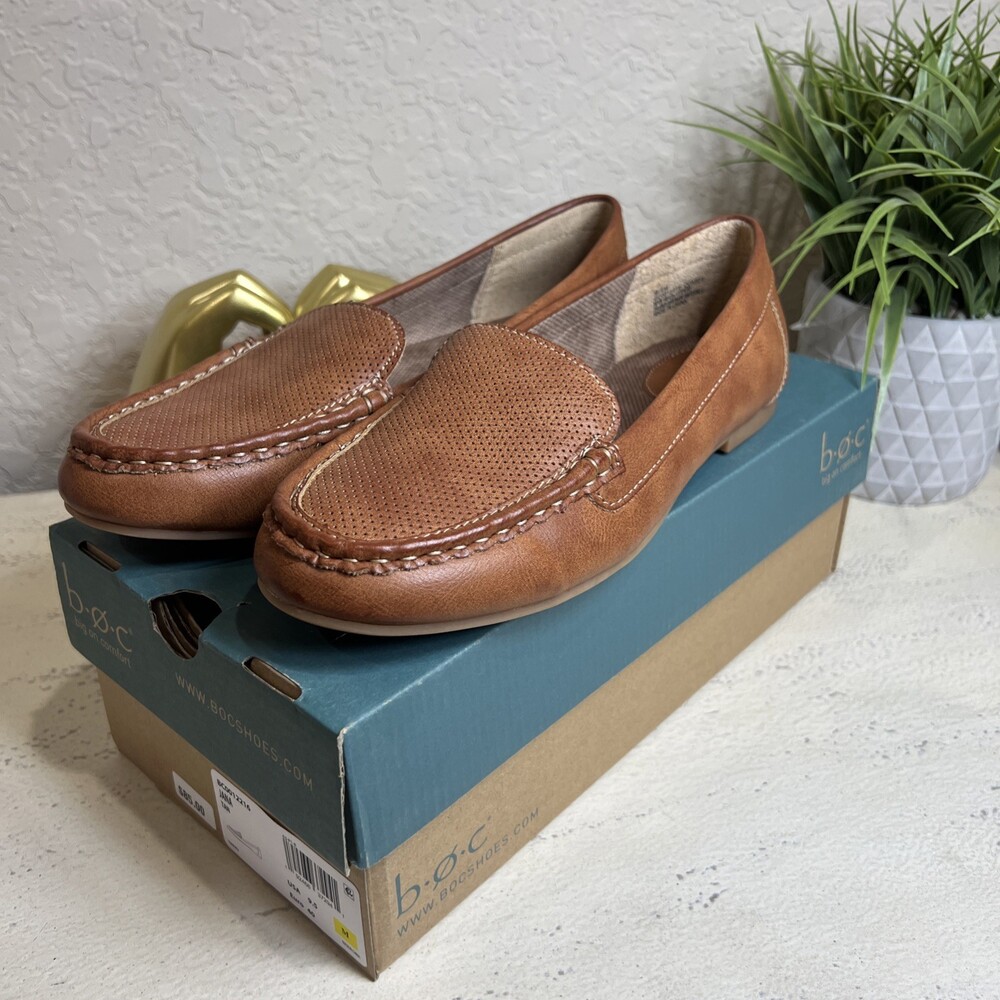 B.O.C. Jana Tan Brown Loafer Women’s Shoes Size 9.5M 11M
